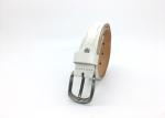 Wavy Lines Genuine Embossed Leather Belt For Ladies With Pin Buckle Wide 2.2cm