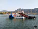 grass cutting boat reed harvester ship boat weed harvester water hyacinth