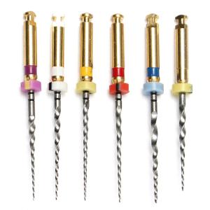 Wholesale Dental Root Canal Rotary Files Reamer Instruments F Gold Both Taper 4 Taper 6 from china suppliers