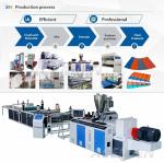 150kw PVC Tile Corrugated Roof Sheet Making Machine for Steady Running