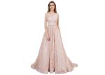 Long Sleeve Backless Maxi Middle Eastern Evening Dresses For Prom Floor Length