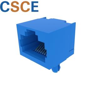 Wholesale 100 Base T RJ45 Single Port Yellow Color Housing Material PBT / PA66 / PA46 from china suppliers