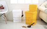 China Supply Pet Product Ceramic Dog Food Storage Container, Airtight Plastic