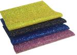 Chunky Glitter Leather, Synthetic Leather, Glitter PU Leather For DIY Accessorie