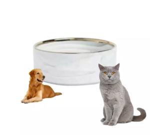 Wholesale Matted Ceramic Pet Feeders With Wooden Stand For Dogs Cats from china suppliers