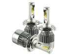 Single Beam Motorcycle COB Led Headlight Bulbs 9005 36W 4000lm 8000K Aluminum