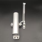 80kg Door Soft Close Door Closer with Heavy Duty Hydraulic System Sliver