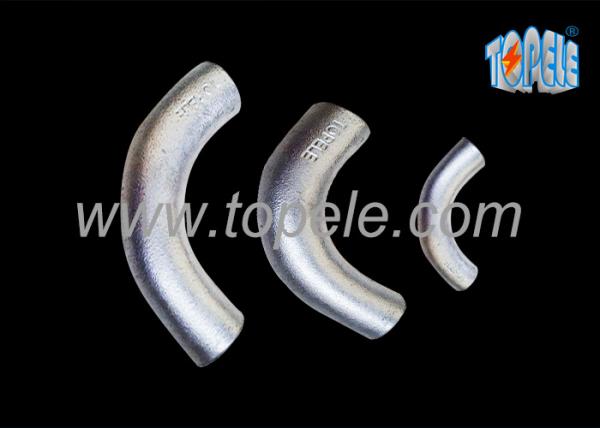 BS4568 Conduit Fittings 20mm, 25mm Malleable Iron Solid Elbow , 90 Degree