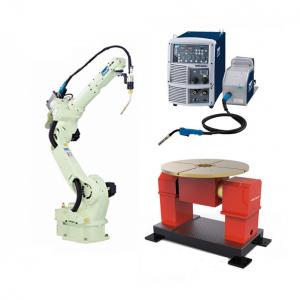 Wholesale OTC arc welding robot FD-V8 6 axis mag  tig mig welding  robot with DM350 welding source and CNGBS positioner from china suppliers