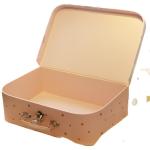 Kawayi Cute Mini Rigid Cardboard Suitcase Gift Box For Kids Printing Handling