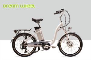 Wholesale 250W 24&quot; Ladies Electric Urban Bike With Shimano Derailleur from china suppliers