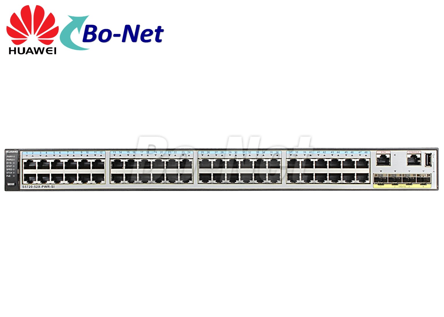 S5720-52X-PWR-SI-ACF 48 Ports 4 X 10 Gig SFP+ Network Switch