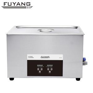 Wholesale Stainless Steel Adjustable Digital Heated Ultrasonic Cleaner 1.3L 150*135*65mm from china suppliers