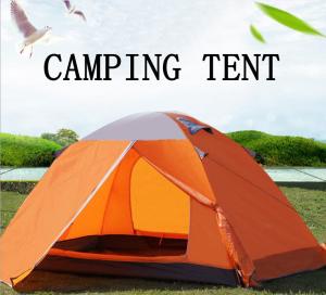 Wholesale Double Layer 3-4 Person Backpacking Dome Tent Camping Tent(HT6084) from china suppliers