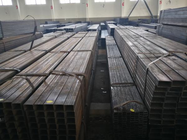 ERW Welded Square / Round / Rectangular Low Carbon Steel Pipe for Construction