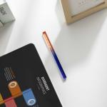 School Creative Stationery Gradient Color Acrylic Transparent Cubic Ruler