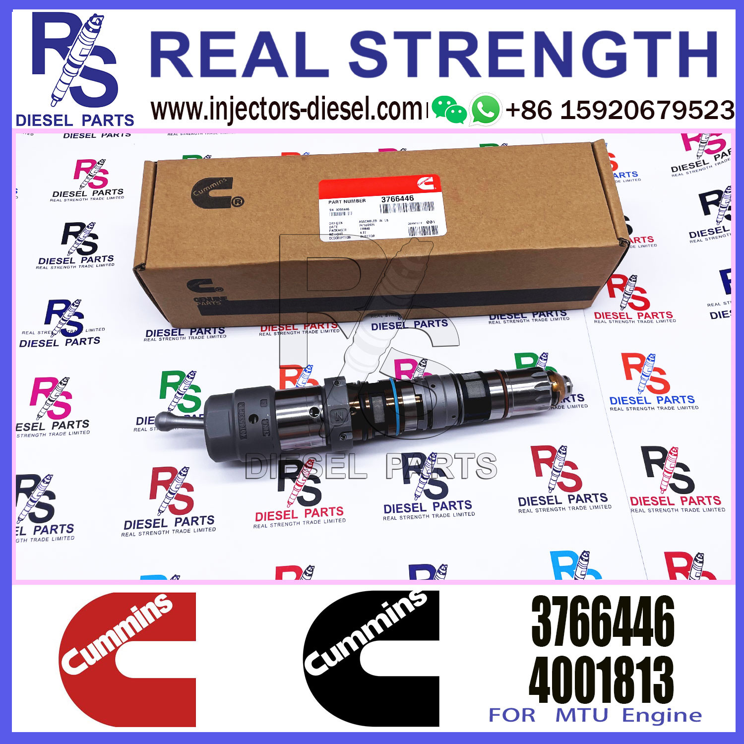 Engine QSK45 QSK60 Fuel INJECTOR 4088427 4326780 4087893 4001813 4326780 3766446 4326784 4326781