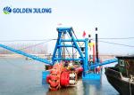 Canal Dredging Equipment Bucket Wheel Dredger Hydraulic For Clay Mud Dredging