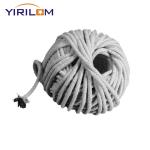 China Row Material Manufacturer Cotton Ropes Custom 3mm Thick Grey Natural Craft