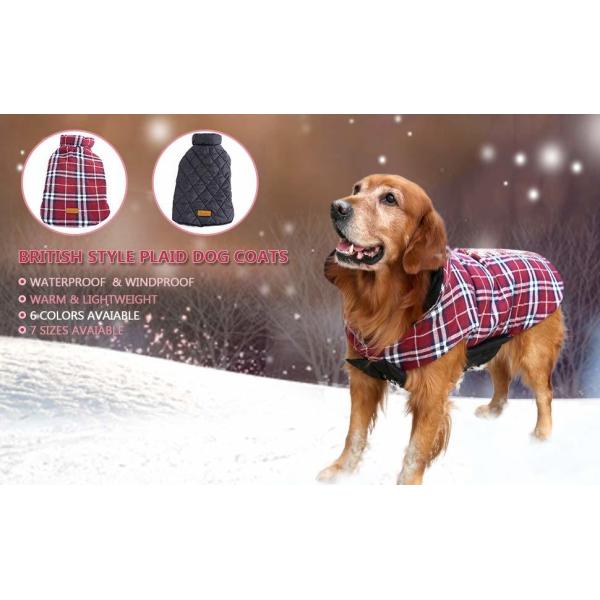Waterproof Windproof Dog Coat Cold Weather Warm Dog Jacket