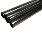 Flexibilable Twill Carbon Fiber Round Tube 0.5mm 3K Carbon Fibre Tube