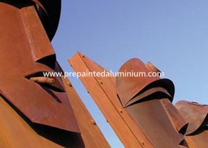 Wholesale High Strength Laser Cut Corten Steel For Sculpture Decoration / Curtain Wall from china suppliers