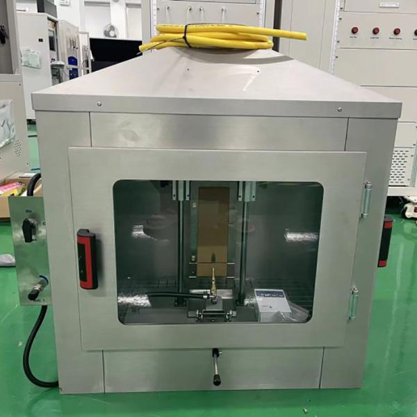 EN ISO 11925 Ignitability Flammability Test Equipment For Single Flame Source Test