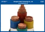 0.6/1KV Low Smoke Zero Halogen Cables Four Cores , XLPE LSZH Armoured Power