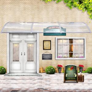 Wholesale Toldos Diy Clear Polycarbonate Awning , Aluminum Door Awnings Rain Cover Eaves from china suppliers