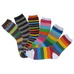 Custom color cotton Striped Patterned Children's Socks