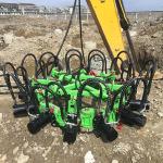 High Performance Energy Hydraulic Pile Breaker 34.3 MPa Pile Foundation Machine