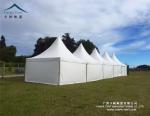 Water Resistant PVC Fabric Tension Pagoda Tents 5 X 5m Aluminum Frame