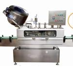 Video Inspection Provided Automatic Steam Type Vacuum Capping Machine for Glass