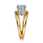 3 Stone CVD Round Cut Lab Created Diamond Platinum Ring OEM ODM