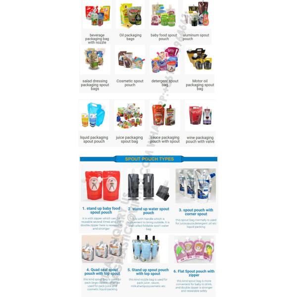 Bag In Box Liquid Gel Sanitizer Soap Refill Pouch Custom Biodegradable Kraft Paper Pouch For Food Spout Bag