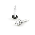 316 Stainless Steel Unitek Hex Head Roofing Bimetal Screws With Washer Plain