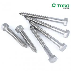 Wholesale DIN571 Carbon Steel Zinc Plated Hex Wood Screw Coach Screw Hex Lag Screw Bolts Fastener from china suppliers