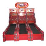 Children size bowling game 3 lines kids fun indoor playground redemption game