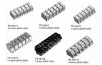 Steel Screw 50A Terminal Feed Through Connector Pitch 13.5mm 2-16 Poles Copper