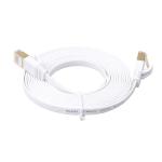 Cat6 Network Ethernet Lan Cables White With Gold Shielded Snagless Rj45