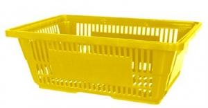 Wholesale Shopping Plastic metal Basket, Supermarket Basket, Rolling Basket, Wheel Basket from china suppliers