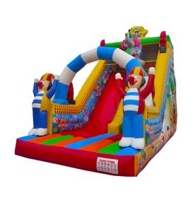 Wholesale Clown Inflatable Slide With Elephant Theme For Children Fun Park from china suppliers