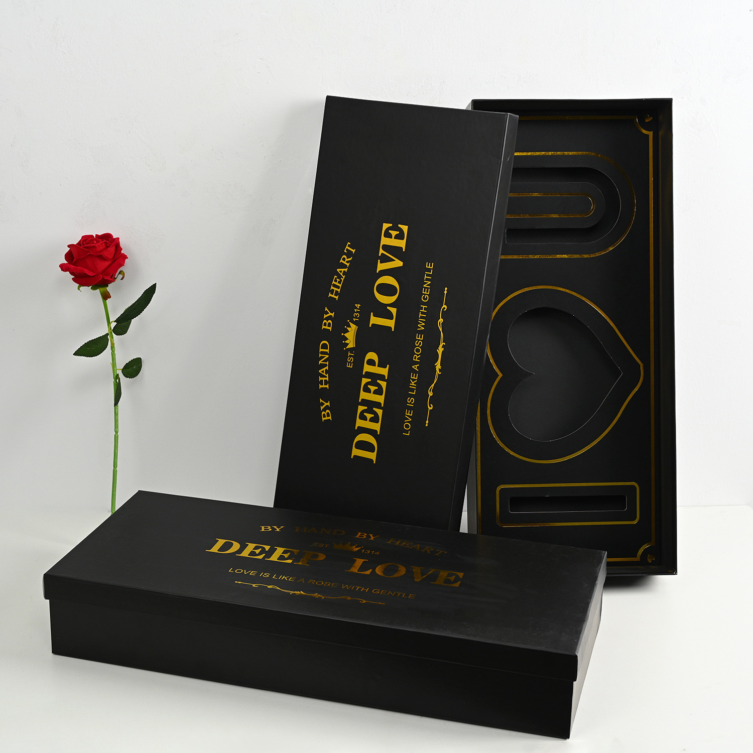 Custom Romantic Packaging Flower Paper Box For Lovers