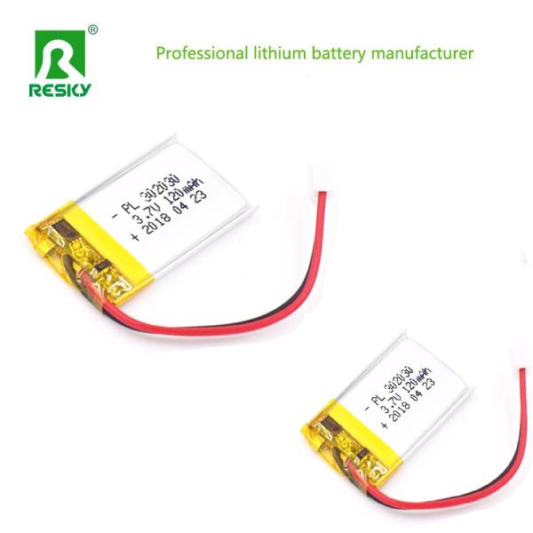 Power Li Polymer Battery 302030 3.7V 120mAh Lithium Battery Cell For Bluetooth Keyboards