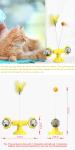 20cm Yellow Planet Spinning Windmill Cat Cute Pet Toys
