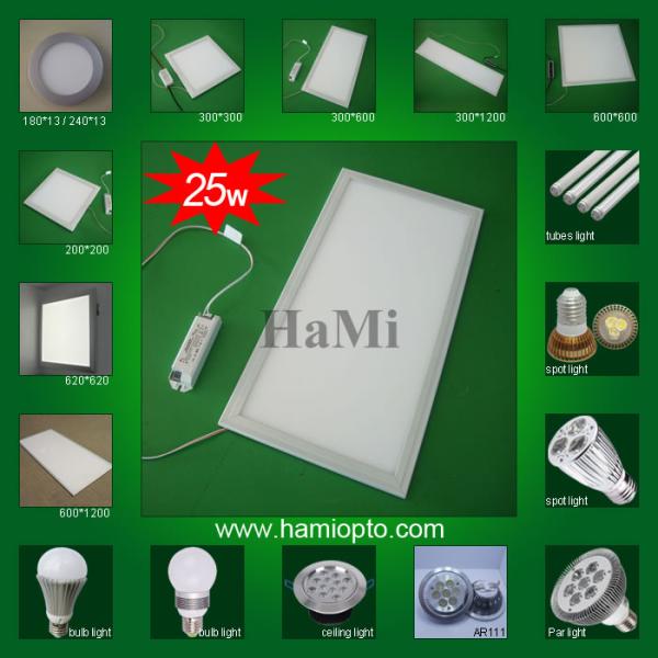 Led Panel Light 300*600mm 25W Aluminum Alloy 25W AC100V - 265V Led Panels Light With 300mmx600mm