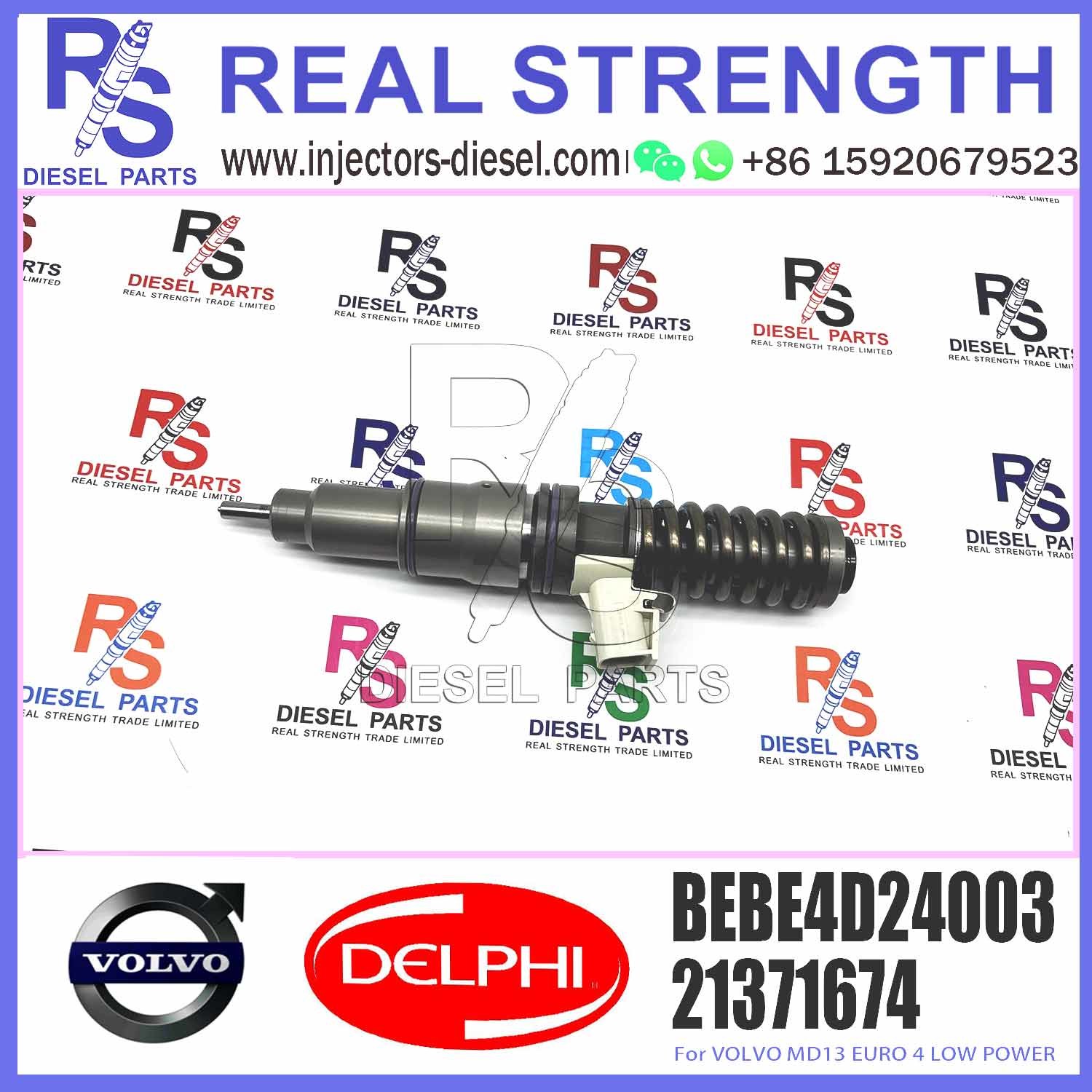 Diesel Fuel Common Rail Injector 21371674 BEBE4D24003 For E3.18 E3.0 E3.1 New Technology