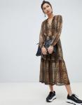factory clothing custom make fashion print maxi dress