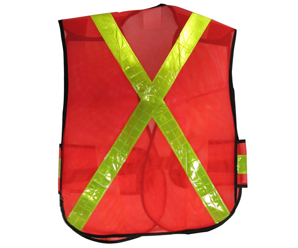 Mesh Hi Vis Vest Construction Orange Mesh Safety Vest Fluorescent