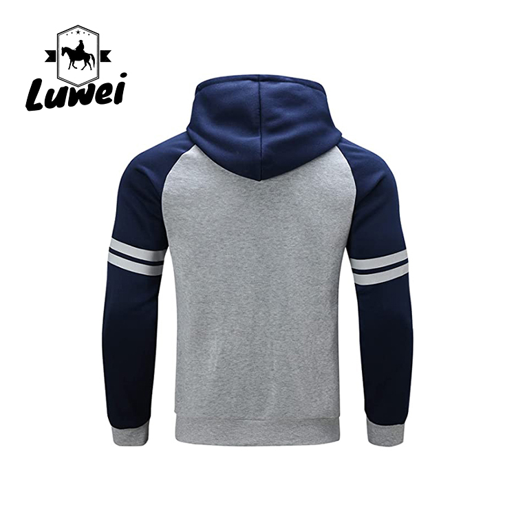 Sweatshirt Felpa Uomo Sublimation Male Logo Premium Cotton Contrasting Colors Street Wear Over Size Hoodi For Man